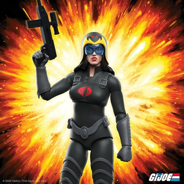 Baroness Black Suit figurine Ultimate G.I. Joe Super7 18 cm