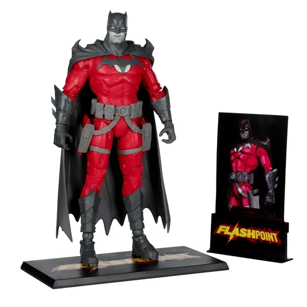 Batman Flashpoint Black & White Accent Edition figurine DC Multiverse McFarlane Toys 18 cm