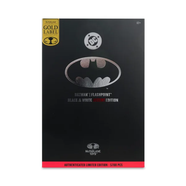 Batman Flashpoint Black & White Accent Edition figurine DC Multiverse McFarlane Toys 18 cm