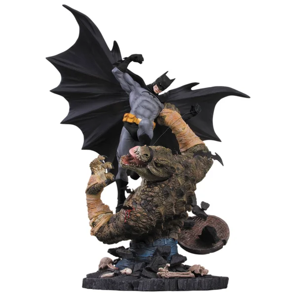 BATMAN VS KILLER CROC STATUE DC COMICS 2nd EDITION DC COLLECTIBLES 42 CM