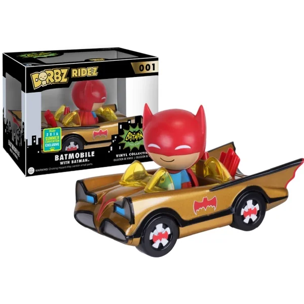 Batmobile with Batman figurine SDDC 2016 Funko Dornz Ridez 001
