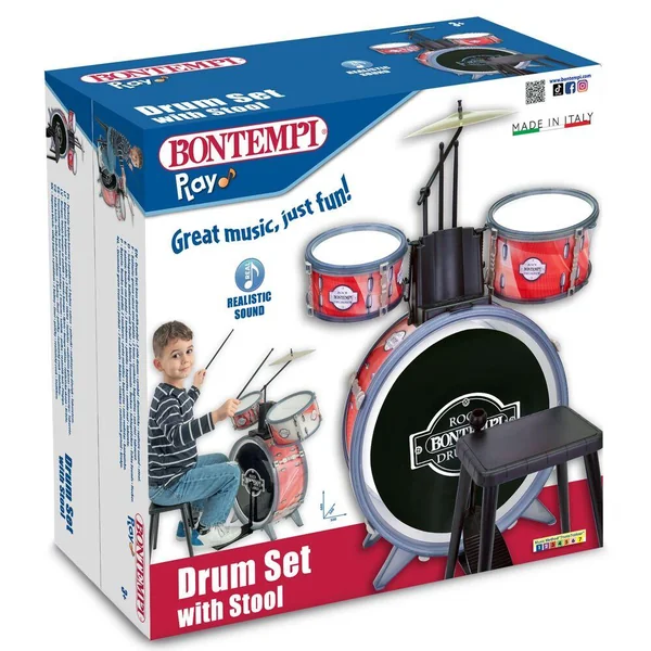BATTERIE 3 FUTS ROCK DRUMMER