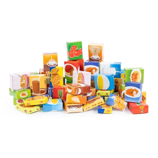 BAYER DESIGN - Shopping Cart with Food Packages - Dolls Playsets Toy Figures