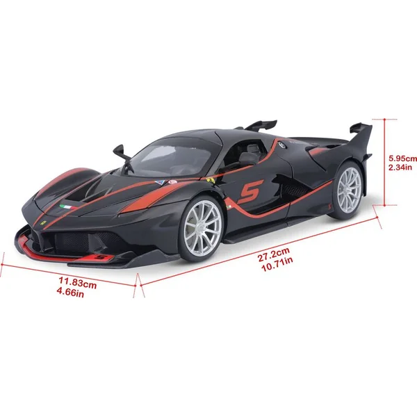 Bburago 1:18 Ferrari TOP FXX K Noir