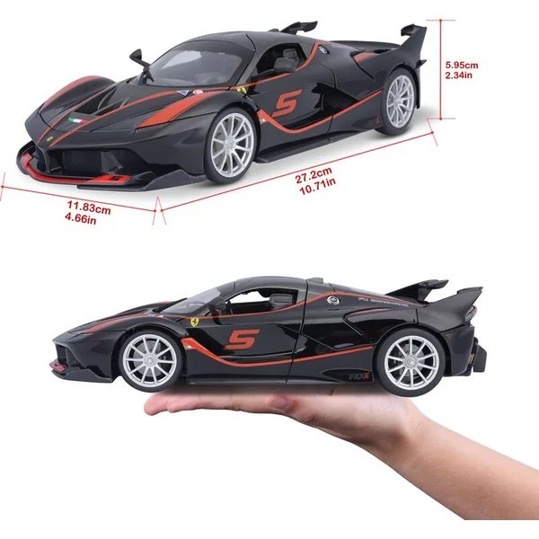 Bburago 1:18 Ferrari TOP FXX K Noir
