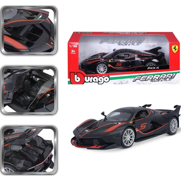 Bburago 1:18 Ferrari TOP FXX K Noir
