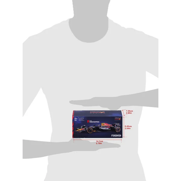 Bburago 1:24 RACE Formula F1 MODEL-KIT- Red Bull RB19(2023) #11 Sergio Pérez avec support