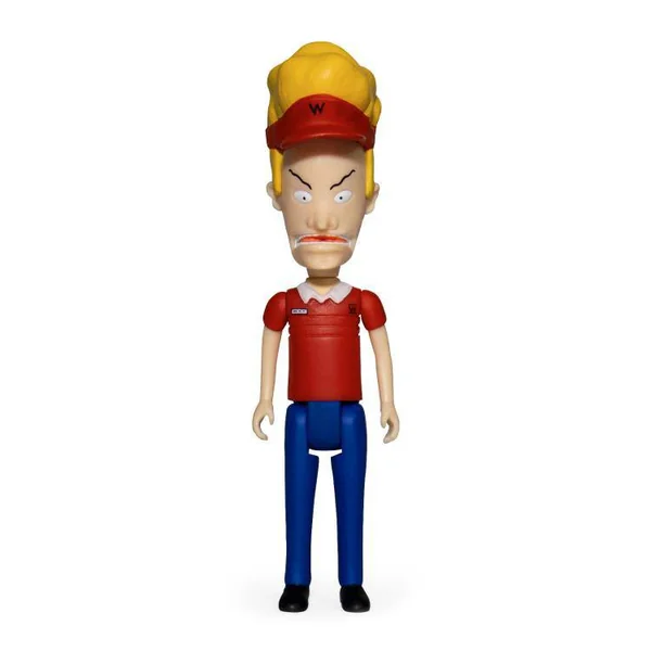 BEAVIS AND BUTT-HEAD: BEAVIS "BURGER WORLD" - figurine articulée "ReAction" 9 cm
