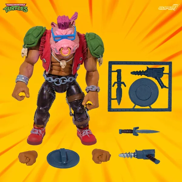 Bebop figurine Ultimate Les Tortues Ninja TMNT Super7 18 cm