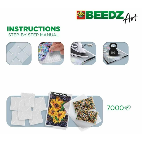 BEEDZ ART - TOURNESOLS - PERLES A REPASSER