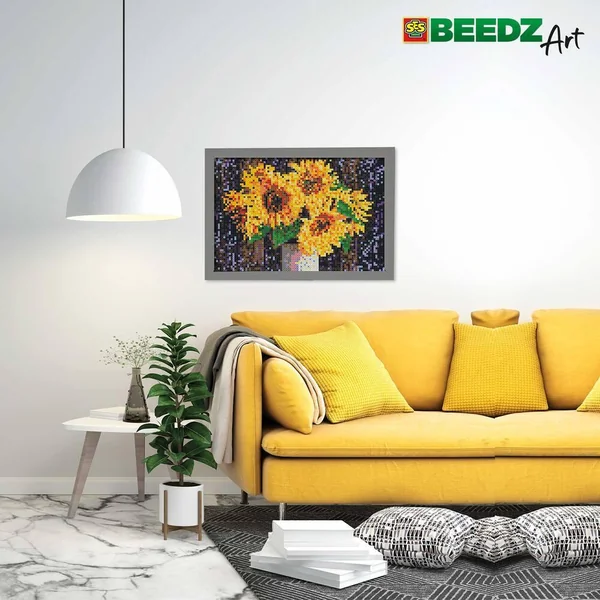 BEEDZ ART - TOURNESOLS - PERLES A REPASSER