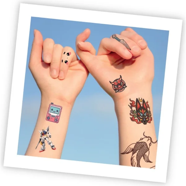BeTeens Tatouage temporaire style MANGA & KAWAII