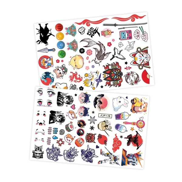 BeTeens Tatouage temporaire style MANGA & KAWAII