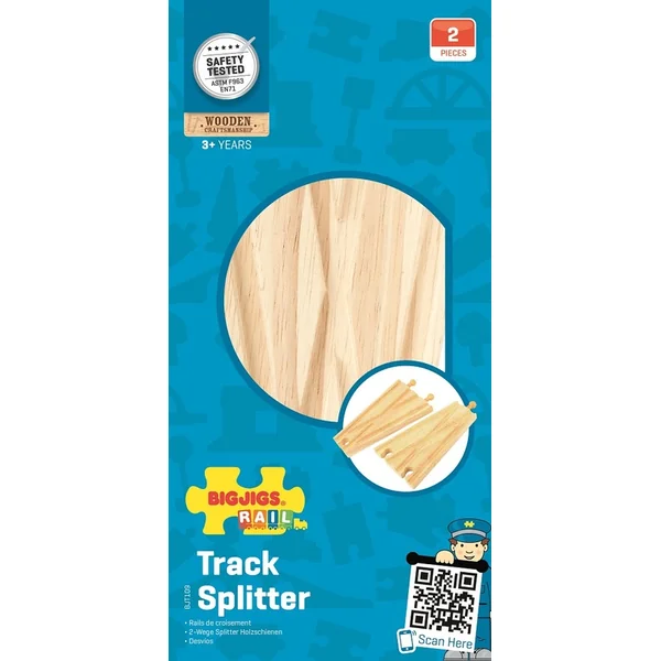 Bigjigs Rail Aiguillage droit 2 PCS