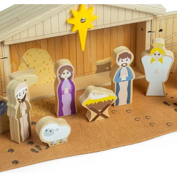 Bigjigs Toys Crèche en Bois