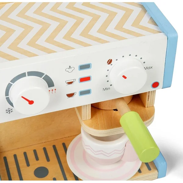 Bigjigs Toys Machine à café en bois