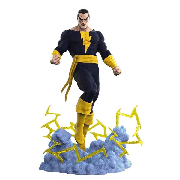 BLACK ADAM STATUETTE DC COMIC GALLERY DIAMOND SELECT 28 CM