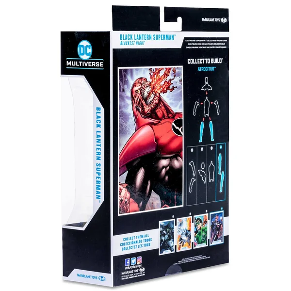 Black Lantern Superman figurine DC Blackest Night McFarlane Toys 18 cm