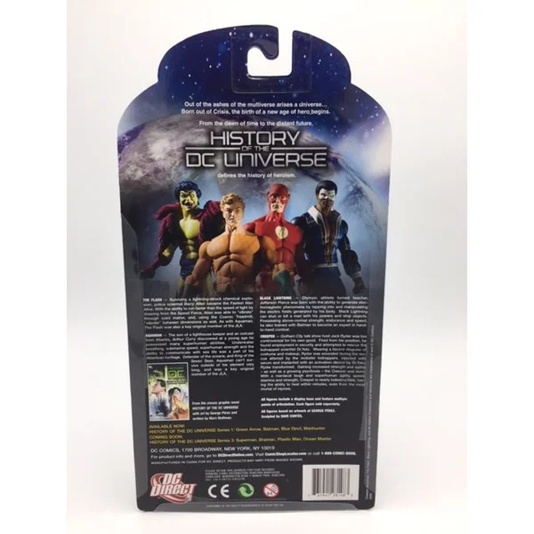 BLACK LIGHTNING FIGURINE HISTORY OF DC UNIVERSE SERIES 2 DC DIRECT