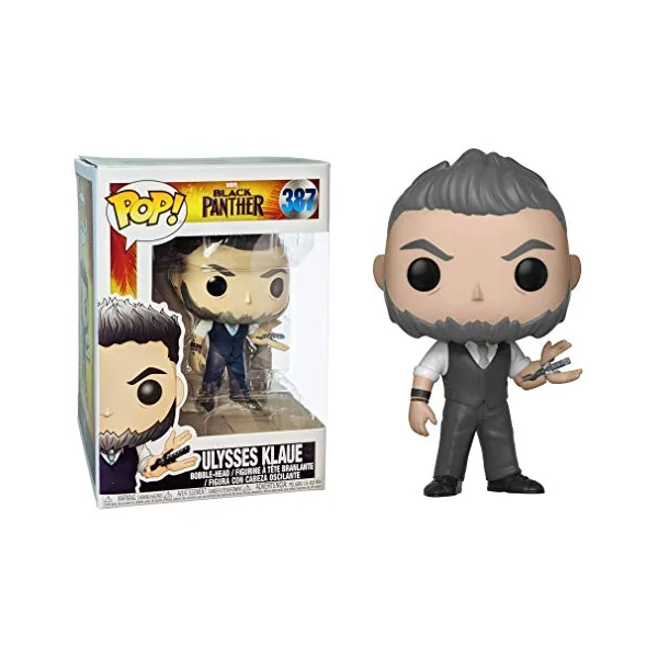 BLACK PANTHER: ULYSSES KLAUE, FUNKO POP! MARVEL #387 - figurine vinyl "bobble-head" 10 cm