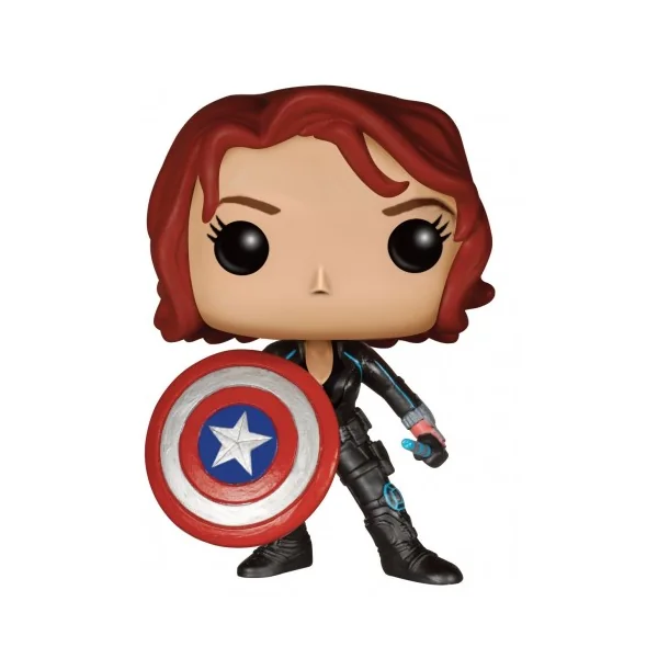 BLACK WIDOW WITH SHIELD FIGURINE AVENGERS AGE OF ULTRON EXCLU FUNKO POP MARVEL 103