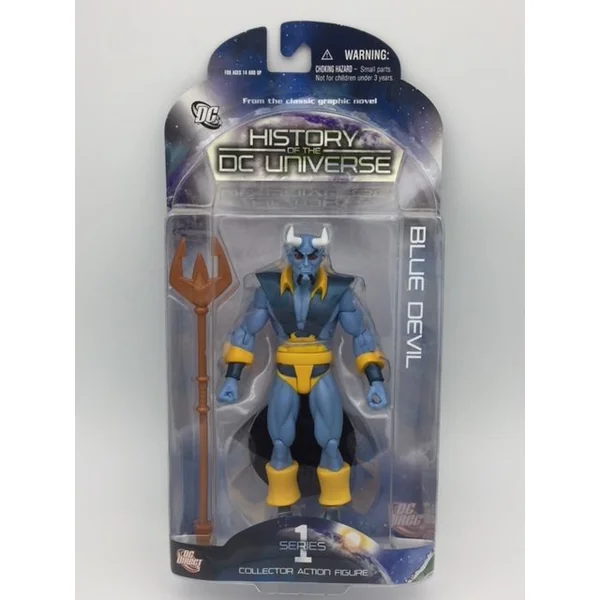 BLUE DEVIL FIGURINE HISTORY OF DC UNIVERSE SERIES 1 DC DIRECT