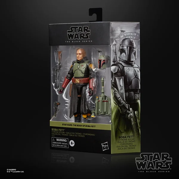 Boba Fett Throne Room figurine Deluxe Star Wars The Book of Boba Fett Black Series Hasbro 15 cm