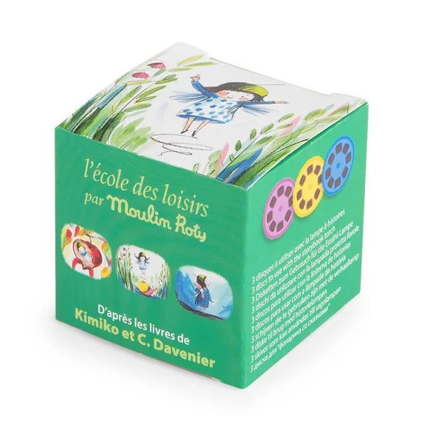 BOITE DE 3 DISQUES POUR LAMPE MINUSCULETTE ECOLE DES LOISIRS (EMB/6)