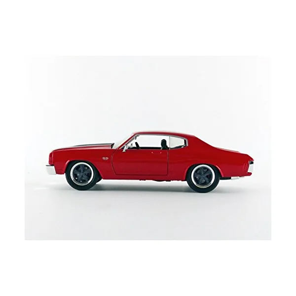 (Boite endommagée) FAST & FURIOUS: DOM'S 1970 CHEVY CHEVELLE SS - véhicule miniature 1/24