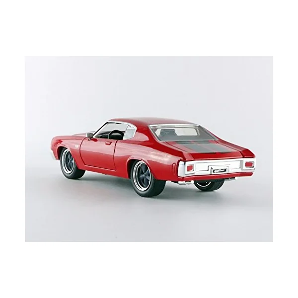 (Boite endommagée) FAST & FURIOUS: DOM'S 1970 CHEVY CHEVELLE SS - véhicule miniature 1/24