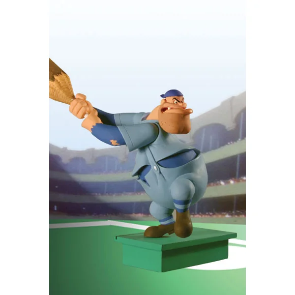 (boites endommagées) LOONEY TUNES: BUGS BUNNY & GAS-HOUSE "BASEBALL BUGS" - assortiment de 2 figurines pvc