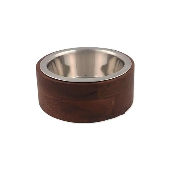 Bol Dog Fantasy inox en bois, droit 400ml