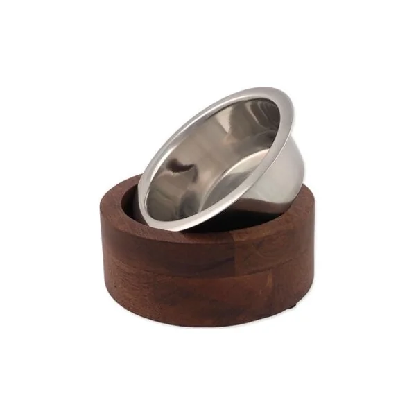 Bol Dog Fantasy inox en bois, droit 400ml