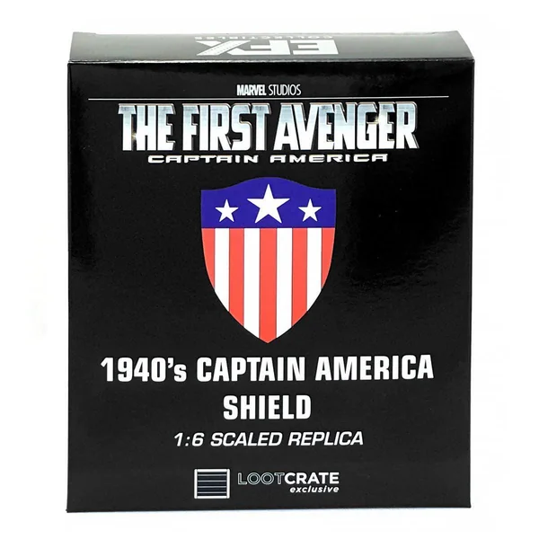 BOUCLIER CAPTAIN AMERICA 1940 RÉPLIQUE 1/6 MARVEL LC EXCLU 10 CM