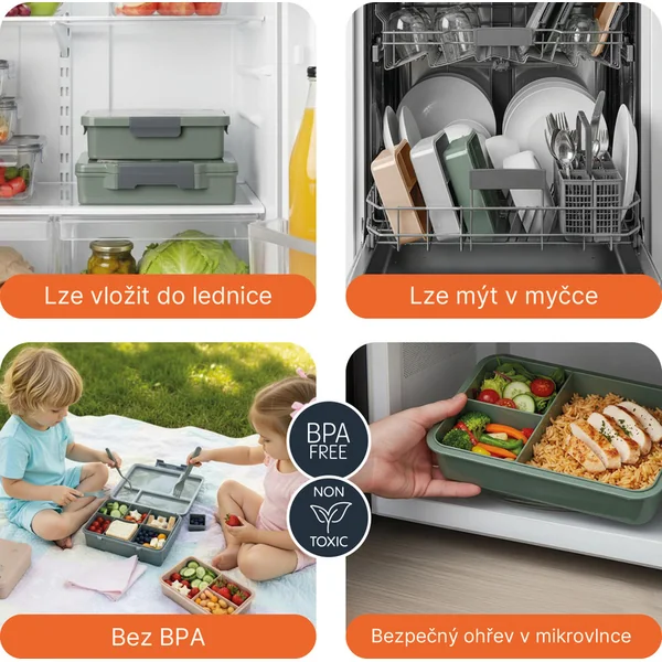 Boîte à collations 1120 ml, Montagnes