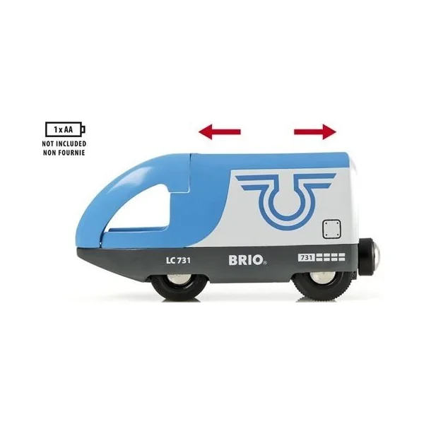 Brio Grand Circuit de Train avec aiguillages, pont, quai, 42 pièces