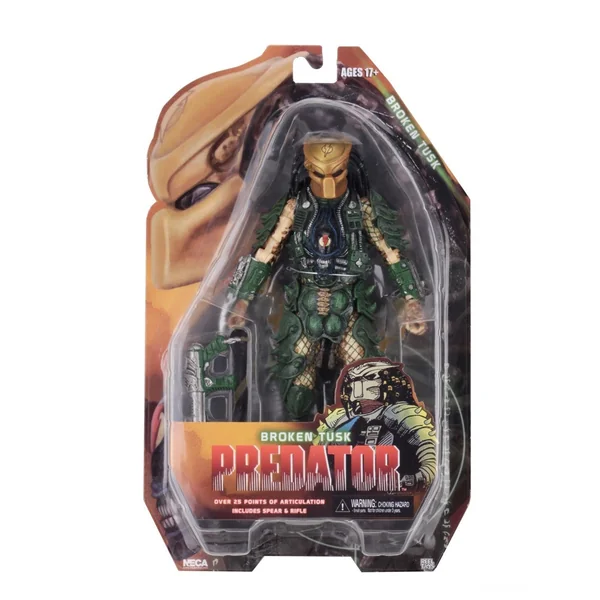 BROKEN TUSK PREDATOR FIGURINE PREDATOR SERIES 18 NECA 20 CM