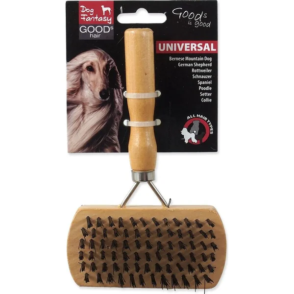 Brosse Dog Fantasy fils/nylon double face rectangulaire 17cm