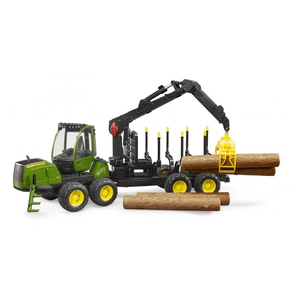 Bruder - John Deere 1210E Forwarder With 4 Trunks And Grab - Play Vehicle