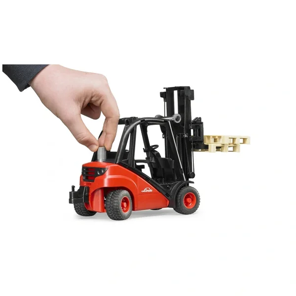 Bruder - Linde Fork Lift H30D With 2 Pallets - Play Vehicle