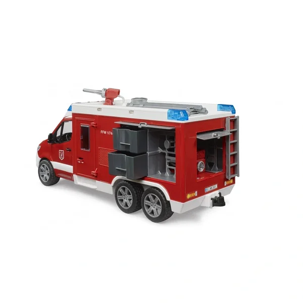 Bruder - Mb Sprinter Fire Service Rescue Vehicle With Light And Sound Module - Play Vehicle
