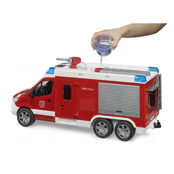 Bruder - Mb Sprinter Fire Service Rescue Vehicle With Light And Sound Module - Play Vehicle