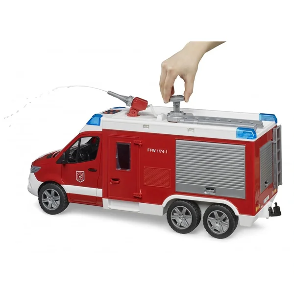 Bruder - Mb Sprinter Fire Service Rescue Vehicle With Light And Sound Module - Play Vehicle