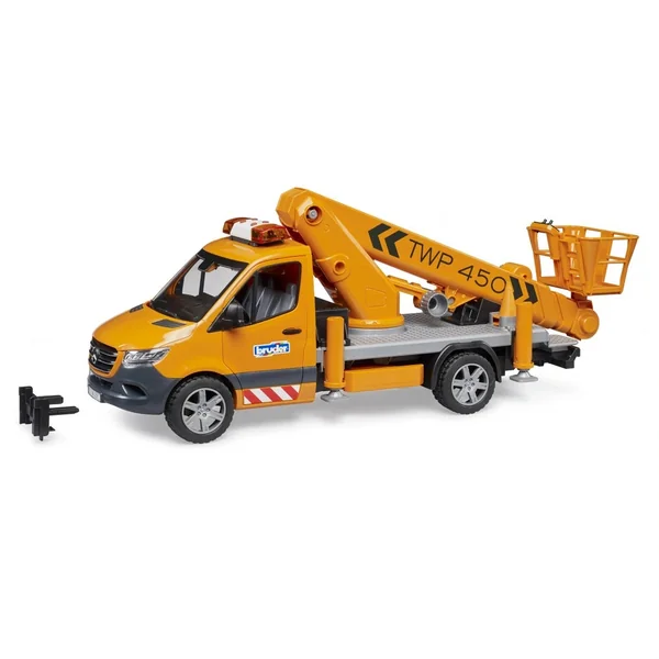 Bruder - Mb Sprinter With Work Platform And Light And Sound Module - Play Vehicle