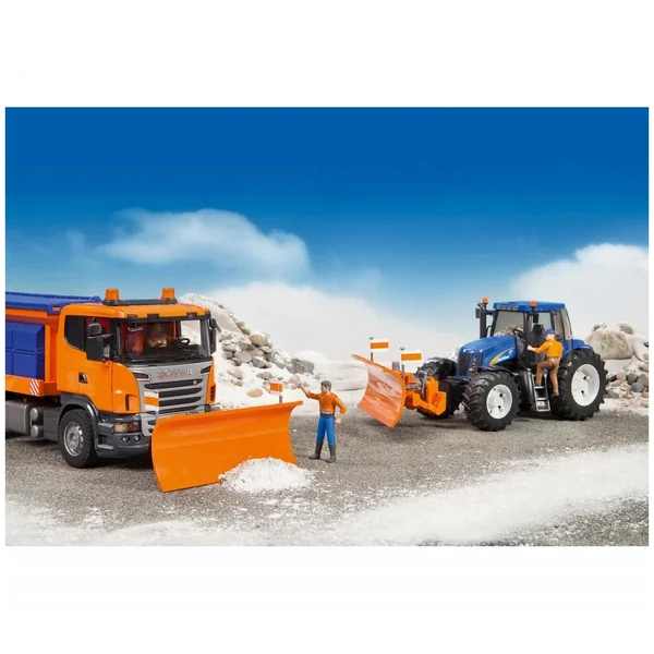 Bruder - Plow Blade For Mack Scania And Man Trucks - Play Vehicle
