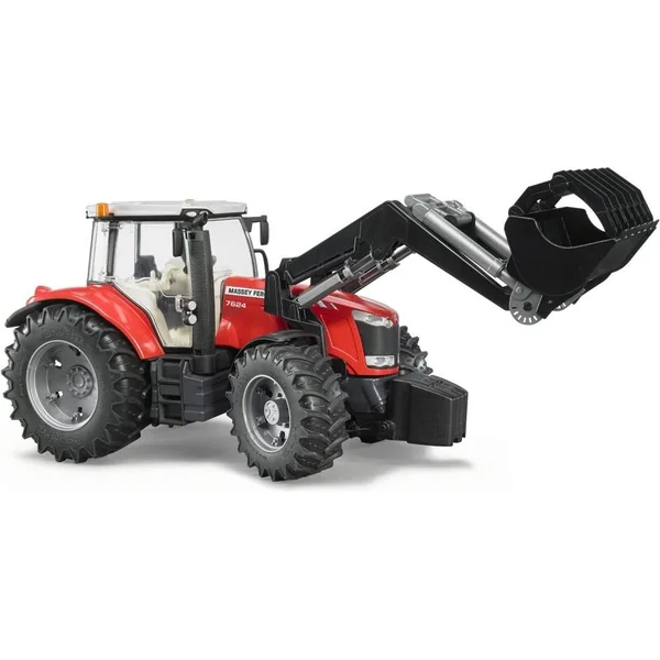 Bruder Tracteur MASSEY FERGUSON 7624 avec chargeur frontal