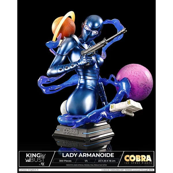 Buste de collection 1:4 Cobra: Lady Armanoïde, King Bust Cartoon Kingdom 2025