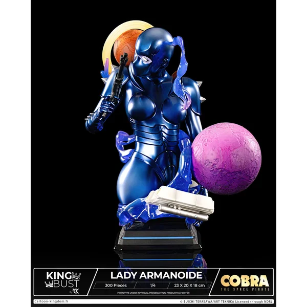 Buste de collection 1:4 Cobra: Lady Armanoïde, King Bust Cartoon Kingdom 2025