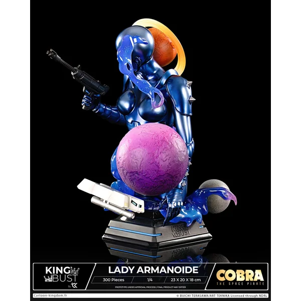Buste de collection 1:4 Cobra: Lady Armanoïde, King Bust Cartoon Kingdom 2025