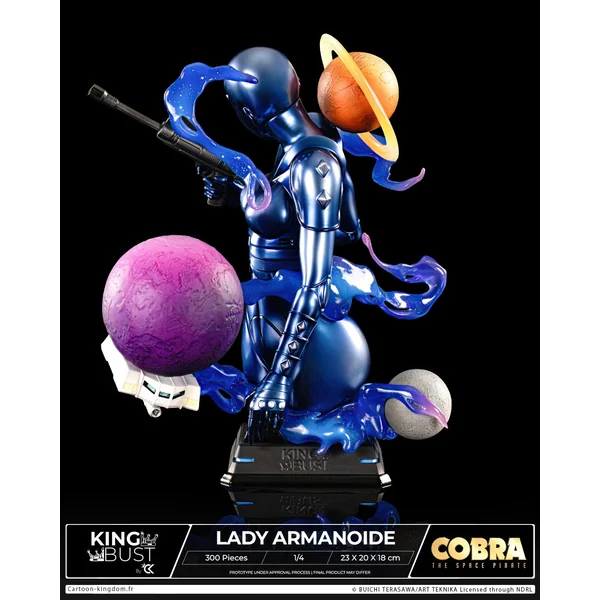 Buste de collection 1:4 Cobra: Lady Armanoïde, King Bust Cartoon Kingdom 2025